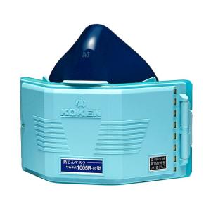 溶接マスク 青ドクロ　二個セット 直結式小型マスクG－7 フィットチェッカー内蔵 | 【ミドリ安全