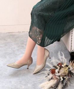 パンプス 靴 ハイヒール レディース ドレス用 パーティードレス用 結婚式 二次会 キャバ キャバドレスに 幾何学柄 レザーカットパンプス