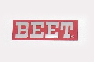 【ネコポス対応】BEET   BEET 耐熱 ステッカー 0703-BA2-00