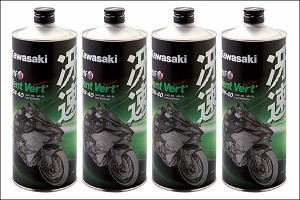 KAWASAKI   カワサキエルフ Vent Vert（ヴァン・ヴェール）牙速 SL 10W-40 1L×4本 J0ELF-K109