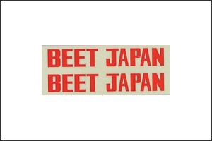 BEET   BEET JAPAN ステッカー（アカ） 0702-BJ2-06