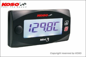 KN企画   KOSO Mini3デジタル（ヘッド温度計）/PCX125（12-）［JF28/JF56］ KS-M3-HTPCX