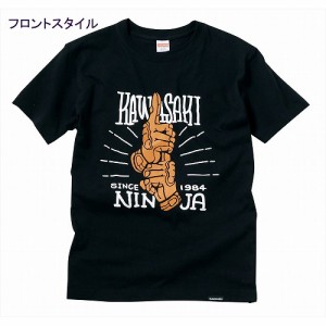 KAWASAKI   川崎重工デザイナーズ Tシャツ Casual Ninja/Lサイズ J8901-0769