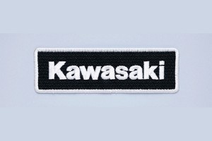 【ネコポス対応】KAWASAKI   カワサキ 刺繍ワッペン Kawasaki J7014-0002