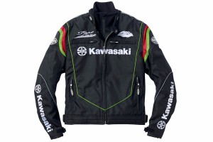 KAWASAKI   カワサキ×BATES ナイロン3シーズンジャケット（グリーン/レッド）Lサイズ J8001-2927