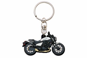 【ネコポス対応】KAWASAKI   カワサキ ラバーキーホルダー ELIMINATOR（ホワイト） J7002-0163