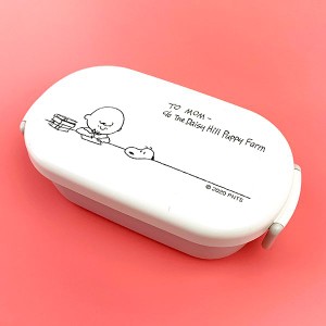 SNOOPY スヌーピー レクタングルランチ STUDY スヌーピー お弁当箱 弁当箱 ランチボックス ランチ用品 ランチグッズ ランチ 白 グッズ