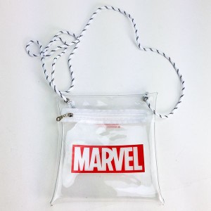 MARVEL マーベル クリアミニショルダーBAG ロゴ カバン CL グッズ(PWD)(PWD)