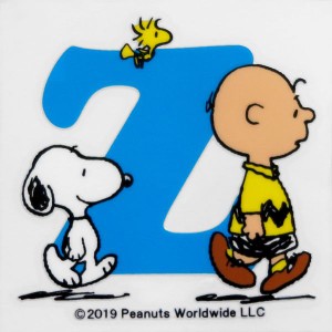 スヌーピー PEANUTS イニシャルステッカー SNOOPY Z ステッカーシール(PWD)