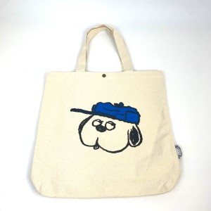 スヌーピー PEANUTS トートバッグ バッグ ベージュ 　 　