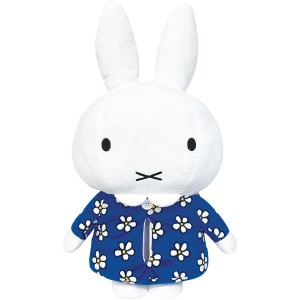 ミッフィー miffy ぬいぐるみティシュカバー　フラワー ティシュケース ブルー 　 　