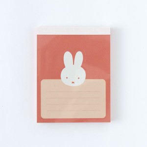 ミッフィー ポップアップメモパッド miffy メモ帳 文具 ステーショナリー レッド