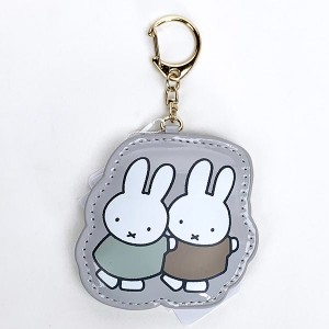 ミッフィー キーホルダー GY クリアワンポイントシリーズ miffy グレー