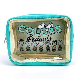 スヌーピー ポーチ A グリーン Colors of Peanuts 小物入れ