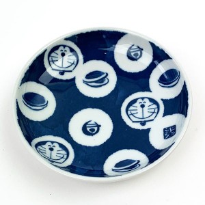 ドラえもん 波佐見焼 小皿（どら焼き） 食器 コラボ ギフト 日本製 ブルー
