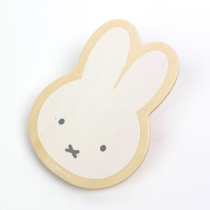 ミッフィー miffy ビッグウッドクリップ ミッフィーフェイス 文具 日本製