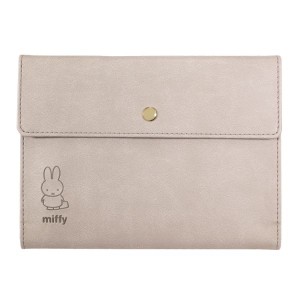 ミッフィー miffy マルチケース(グレージュ) ニュアンスカラーシリーズ