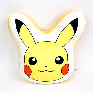 ポケットモンスター ピカチュウ もちもちフェイスクッション インテリア イエロー