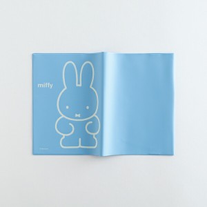 ミッフィー miffy PVC ブックカバー 本カバー ブルー 文庫本サイズ 日本製