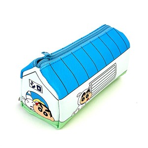 クレヨンしんちゃん シロの小屋型ペンポーチ 文房具 ブルー ブルー