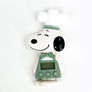 スヌーピー キッチンタイマー （シェフスヌーピー） グリーン SNOOPY