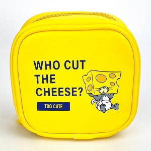 トムとジェリー タフィー Cheeseスクエアポーチ （ブルー）