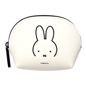 ミッフィー NUU-Oval(ヌゥオーバル) シリコン オーバル ポーチ(ミッフィーホワイト） miffy