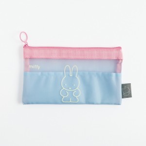 ミッフィー miffy メッシュペンポーチ（blue） 筆箱 文具