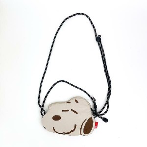 スヌーピー ダイカットショルダー2WAYトートバッグ ベージュ ルート―ト スマホショルダー SNOOPY