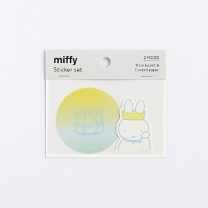 ミッフィー ステッカーセット（miffy&friends） 文具 日本製 イエロー/ブルー