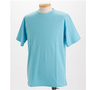 ドライメッシュTシャツ 2枚セット 白+サックス Mサイズ