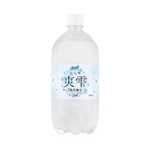 サーフビバレッジ  爽雫 強炭酸水 1L×12本