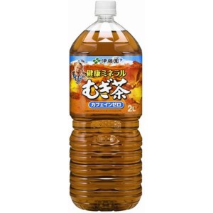 【まとめ買い】伊藤園 健康ミネラルむぎ茶 2L ×6本（1ケース）ペットボトル【代引不可】