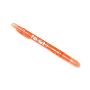 三菱水性ツインサインペンピュアカラーF（橙） 【10個セット】 31-915