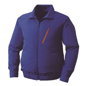 KU90510 空調服 R ポリエステル製遮熱長袖ブルゾン 服のみ ブルー 4L