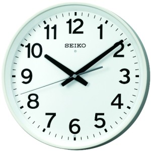 SEIKO CLOCK (セイコークロック) 掛け時計 電波 アナログ オフィスタイプ 白 KX317W（沖縄・離島配送不可）