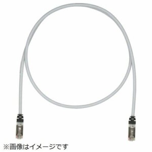 パンドウイットコーポレーション パンドウイット CAT6A/CAT6 シールドパッチコード 1m ライトグレー（沖縄・離島配送不可）