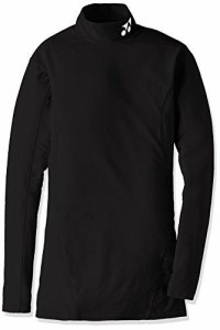 YONEX ヨネックス ヨネックス　ユニハイネックナガソデシャツ　品番：ＳＴＢＦ１００８　カラー：ブラック／ブラック（２４３）　サイズ