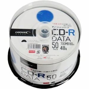 MAG-LAB HI DISC TYCR80YP50SP データ用CD-R 700MB 2-48倍速 スピンドルケース入50枚パック（沖縄・離島配送不可）