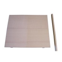 星野工業 足付のし板 50x60cm 麺棒付 7x50x60cm スプルース 3700g（沖縄・離島配送不可）