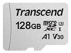 トランセンドジャパン 128GB UHS-I U3A1 microSD w/o Adapter TS128GUSD300S(TS128GUSD300S)（沖縄・離島配送不可）