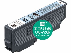 エプソン用リサイクルインクカートリッジICLC70L エコリカ ECI-E70L-LC