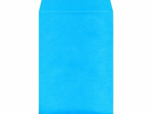 角2カラークラフト封筒 ブルー 100枚 イムラ封筒 K2S-427