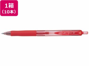 ユニボールシグノRT 極細 0.38mm 赤 10本 三菱鉛筆 UMN103.15