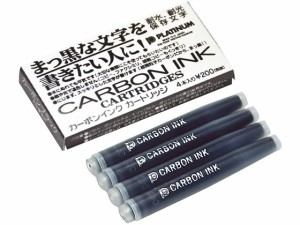 カーボンインク カートリッジ ブラック 4本入 プラチナ SPC-200#1