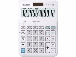 W税率電卓 デスクタイプ 12桁 カシオ計算機 DW-200TC-N
