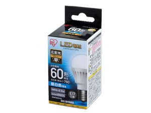 LED小形電球広配光760lm昼白色 アイリスオーヤマ LDA7N-G-E17-6T5