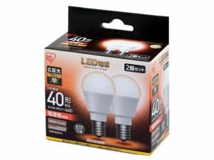 LED電球広配光440lm電球2個 アイリスオーヤマ LDA4LGE174T52P