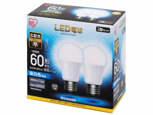 LED電球広配光810lm昼白色2個 アイリスオーヤマ LDA7N-G-6T52P