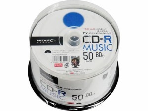 HIDISC/TYシリーズCD-R音楽用 80分 40倍速 50枚 ハイディスク TYCR80YMP50SP